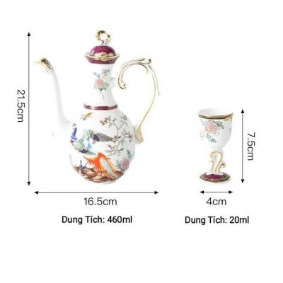 BỘ BÌNH RÓT PHONG CÁCH HOÀNG GIA